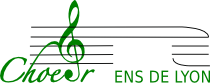 logo du choeur de l'ENS